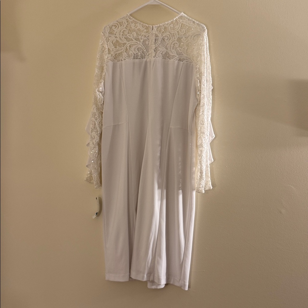 R&M Richards White Evening Dress - Picture 2 of 8